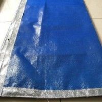 blue color all purpose weatherproof protective cover industrial tarp