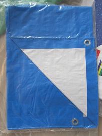 180gsm blue/white ready made tarps PE tarps waterproof PE tarpaulin plastic sheet