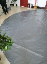 heavy duty round pe tarpaulin for baseball field cover