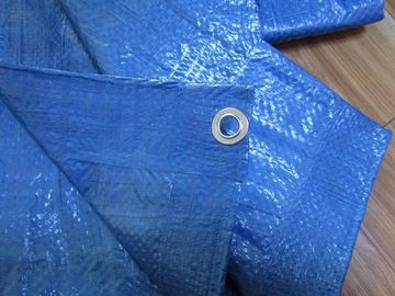 reinforced eyelets waterproof woven fabric PE tarpaulin