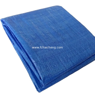 Russian Market Popular Cheap Price 60gsm Waterproof Blue PE Tent Tarpaulin Tarps