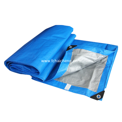 Russian Market Popular Cheap Price 60gsm Waterproof Blue PE Tent Tarpaulin Tarps