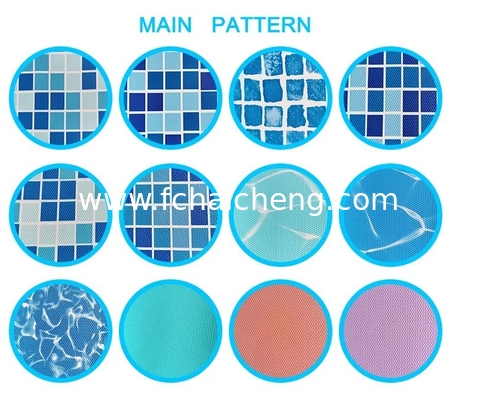 1.5mm thickness mosaic pattern printing Swimming Pool Pond Liner PVC Vinyl Swimming Pool Liners