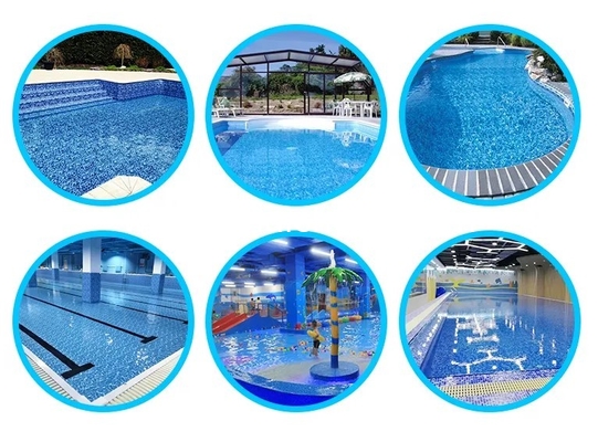 1.5mm thickness mosaic pattern printing Swimming Pool Pond Liner PVC Vinyl Swimming Pool Liners