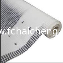 Coated LDPE SQUARE REINFORCED POLY SHEETING with Reinforced Band