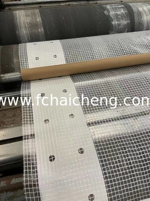 Easy to Clean Clear Mesh Tarpaulin with 3x3 Woven Density and LDPE Coating