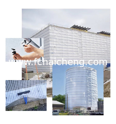 Reinforced Scaffold Sheeting with Reinforced Band Roll or Bale Packing Way