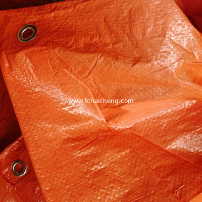 market popular orange color new material waterproof  polyethylene tarps tarpaulin sheet fabric