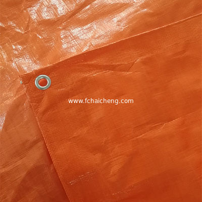 market popular orange color new material waterproof  polyethylene tarps tarpaulin sheet fabric