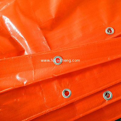 market popular orange color new material waterproof  polyethylene tarps tarpaulin sheet fabric