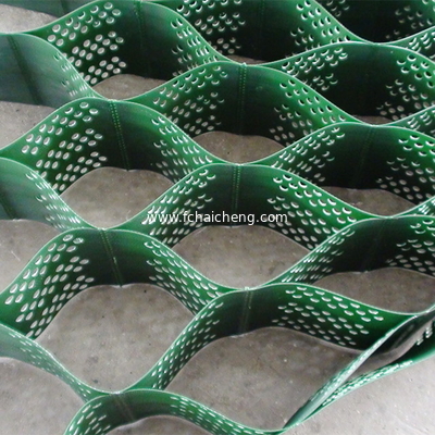 black HDPE Geocells ground grid paver soil reinforcement slope protection for erosion control